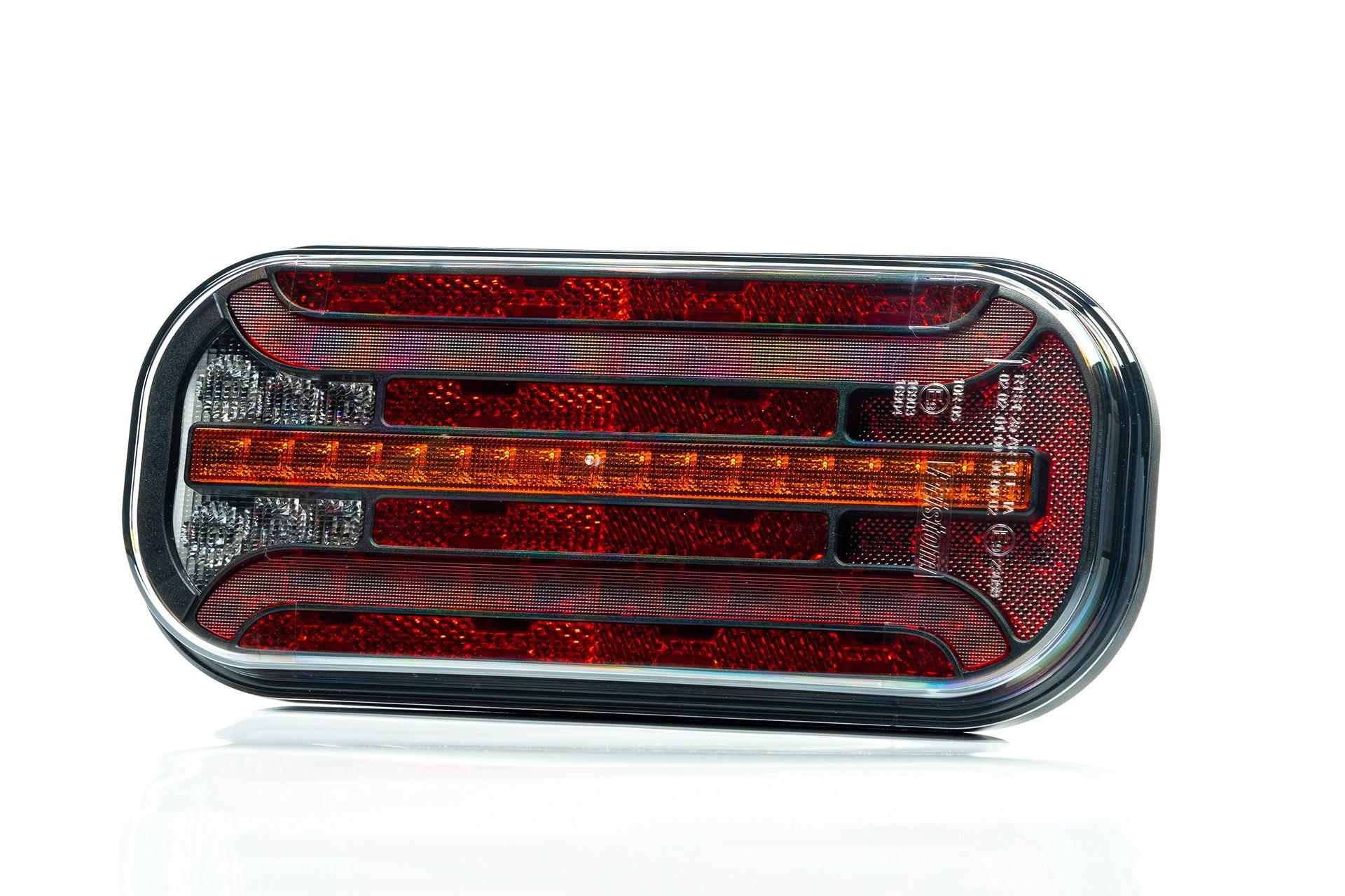 Fristom LED Rückleuchten-Set Anhänger - dynamischer Laufblinker - 5m  13-polig - 12/24 V : : Auto & Motorrad